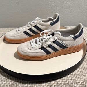 Adidas Spezial Cream and Navy Sneakers